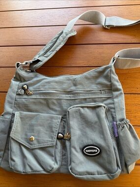 Huaeryoyyue Grey  Durable Organizational Crossbody